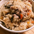 ざっくんママ's cooksnap of when they made 簡単炊き込みご飯～五目豚ご飯.