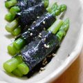 まるごーる's cooksnap of when they made アスパラの韓国のり巻き.