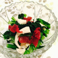 LimeLunch's cooksnap of when they made 菜の花とささみの梅わさび和え.