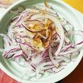 メダカの赤ちゃん's cooksnap of when they made あと一品！！超簡単！赤玉ねぎのおかか和え.