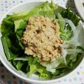 ここあo's cooksnap of when they made 簡単！オニオンとツナのサラダ温玉のせ.