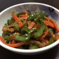 レモンちゃん♡'s cooksnap of when they made 人参とピーマンのきんぴら～アレンジ付～.