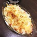 スミレの花の砂糖漬け's cooksnap of when they made シチューの残りで簡単ドリア.