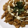 ふか谷's cooksnap of when they made 豚バラの甘辛チャーハン〜七味マヨがけ〜.