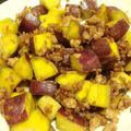kunoichi1981's cooksnap of when they made サツマイモのカレーそぼろ炒め.