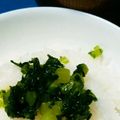 ミカ★ヅキ's cooksnap of when they made かぶの葉でもう一品♪かぶの葉の浅漬け.