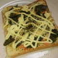 クック72☆'s cooksnap of when they made 海苔チーズマヨトースト.