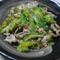 アズッチ's cooksnap of when they made ゴーヤと豚肉の塩炒め.