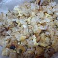 7セブン7's cooksnap of when they made 残り餃子の種で簡単チャーハン.