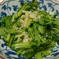 金雨降's cooksnap of when they made ☆春菊のにんにくサラダ☆.