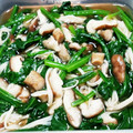 ☆ケリー0902☆'s cooksnap of when they made きのことほうれん草の煮びたし☆.