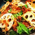 ucoさん's cooksnap of when they made カリカリ豚唐揚げと蓮根チップスのサラダ♡.