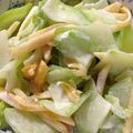堀端のさくらさん's cooksnap of when they made ハヤトウリと柿のサラダ.