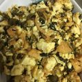 たか子バニラ's cooksnap of when they made 高菜漬けと豆腐の炒め物.
