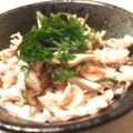 papikun's cooksnap of when they made *ササミの梅こぶ茶和え*.