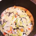 イルユウ's cooksnap of when they made 白菜とひじきの和風ミルクスープ.