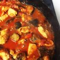 かぴばらん☆'s cooksnap of when they made 鶏肉とナスのトマト煮込み.