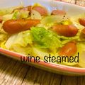 サチコロール's cooksnap of when they made キャベツとウインナーのコンソメワイン蒸し.