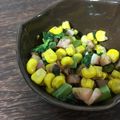 おさかな♡ママン's cooksnap of when they made 小松菜とコーンのバター炒め.