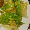 らりたま's cooksnap of when they made 簡単、キャベツとじゃがいもの炒め物.