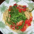 しもちゃん929's cooksnap of when they made モロヘイヤとトマトの冷やしぶっかけ麺.
