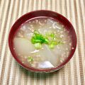 にきけん's cooksnap of when they made 冬瓜と干し海老の中華スープ.