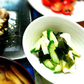賢くんママ's cooksnap of when they made おつまみ✿笹かまぼこと胡瓜の酢味噌和え.