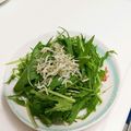 Ruri03's cooksnap of when they made まるごと水菜とカリカリじゃこのサラダ.