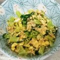 もぐ・ω・くま's cooksnap of when they made 大根の葉 de しりしり.