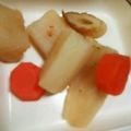 あまいこびと's cooksnap of when they made 大根、ちくわ、油揚げの塩麹煮.