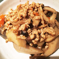 たなかno's cooksnap of when they made 豚ひき肉と根菜の炒り煮.