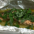 kk4788's cooksnap of when they made 秋鮭ときのこのホイル焼き.