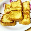 Ris2's cooksnap of when they made 簡単カリふわふわフレンチトースト♡.