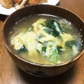 YUKIKI☆'s cooksnap of when they made Caたっぷり！小松菜のかき玉お味噌汁.