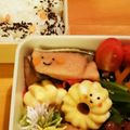 イシポン's cooksnap of when they made (キャラ弁)焼き鮭de切り身ちゃん.