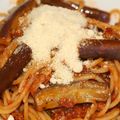 ぷのぷの's cooksnap of when they made 茄子のバジルとツナのトマトソースパスタ♪.