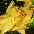 山のガチャピン's cooksnap of when they made ブロッコリーの茎で☆おかかマヨポン炒め.