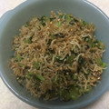 クックI6NLMD☆'s cooksnap of when they made 大根菜としらす干しの炒め煮.