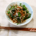 horseland's cooksnap of when they made 食べやすい♪春菊とえのきの和え物★.