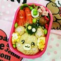 からぺこ's cooksnap of when they made 簡単！プリキュアモフルン☆キャラ弁.