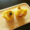 kyabepi's cooksnap of when they made レンジで簡単♪ふんわり南瓜蒸しパン.