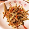 はらぺこﾏﾏ's cooksnap of when they made 焼き肉のタレ de きんぴらごぼう焼き肉.