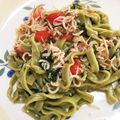 mackeydorf's cooksnap of when they made トマトとしらすのパスタ♡.