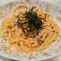 RYOCO∞'s cooksnap of when they made タラコのクリームパスタ.