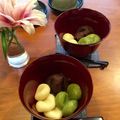 海の星プリン's cooksnap of when they made ミニ抹茶白玉団子あずき添え♡.