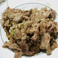 580azu130's cooksnap of when they made 豚こまのネギ塩炒め.