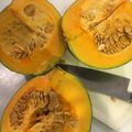 まゆさゆまま's cooksnap of when they made 大きな南瓜の簡単な割り方.