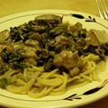 greekfish's cooksnap of when they made 栗と鮭のパスタ／ココナッツミルク.