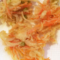 ゆぽこちゃん's cooksnap of when they made 銀杏と長葱と人参のかき揚げ.
