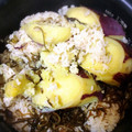 塩顔男子's cooksnap of when they made サツマイモと塩昆布の炊き込みご飯.